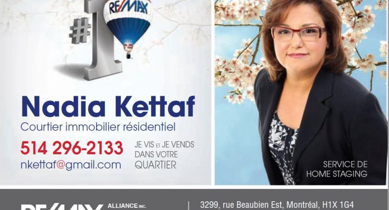 NADIA KETTAF Courtier immobilier résidentiel